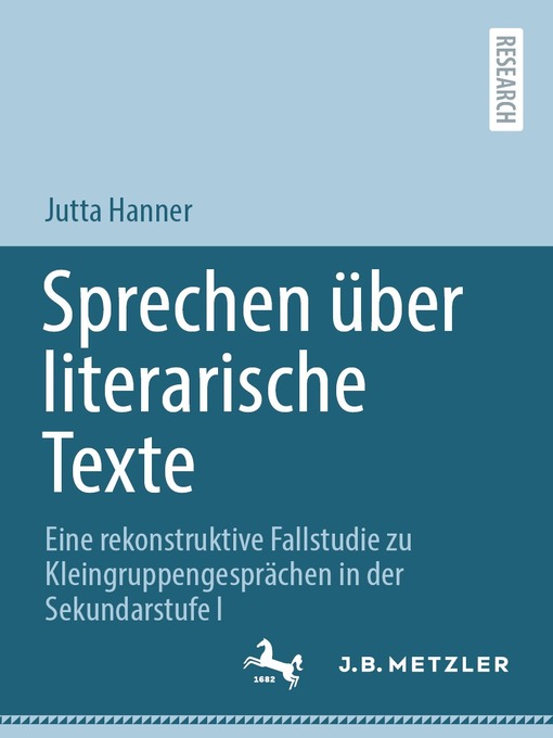 Title details for Sprechen über literarische Texte by Jutta Hanner - Available